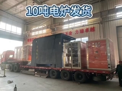 iron melting furnace with steel shell from China