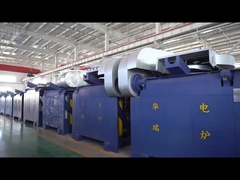 iron melting furnace with strong steel shell