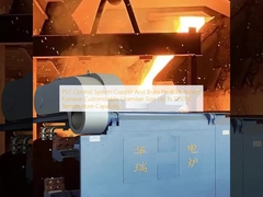PLC Control System Copper And Brass Heat Treatment Furnace Customizable Chamber Size Up To 1250°C Temperature Capability