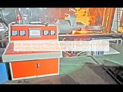 High Safety Induction Melting System with Energy Saving Advantage and Cooling Water Flow of 5-10L/min