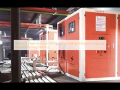 Overheat Protection and 129 Frequency Voltage Melting Furnace for Metal Processing Industry