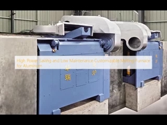 High Power Saving and Low Maintenance Customizable Melting Furnace for Aluminum
