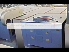 Complete and Safety System Induction Melting Furnace for Aluminum First Class