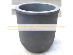 300-400 MPa Flexural Strength Furnace Crucible Resistant to Alkalis for Chemical Resistance and Performance